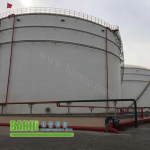 Tanque de almacenamiento de aceite de cacahuete, 50 toneladas, instalación y revestimiento de tanque de aceite en su país