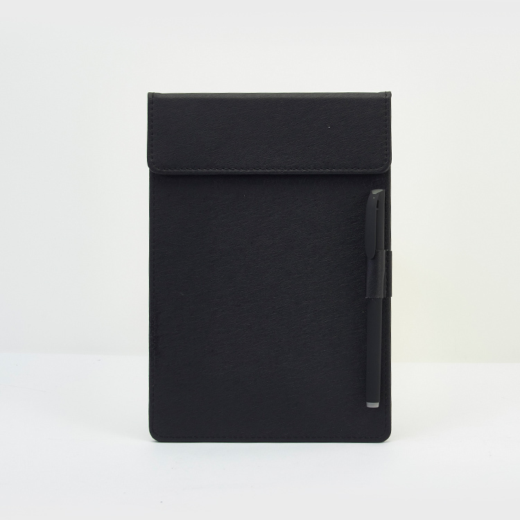 Professional Office PU Leather Custom Size Clipboard With Magnet