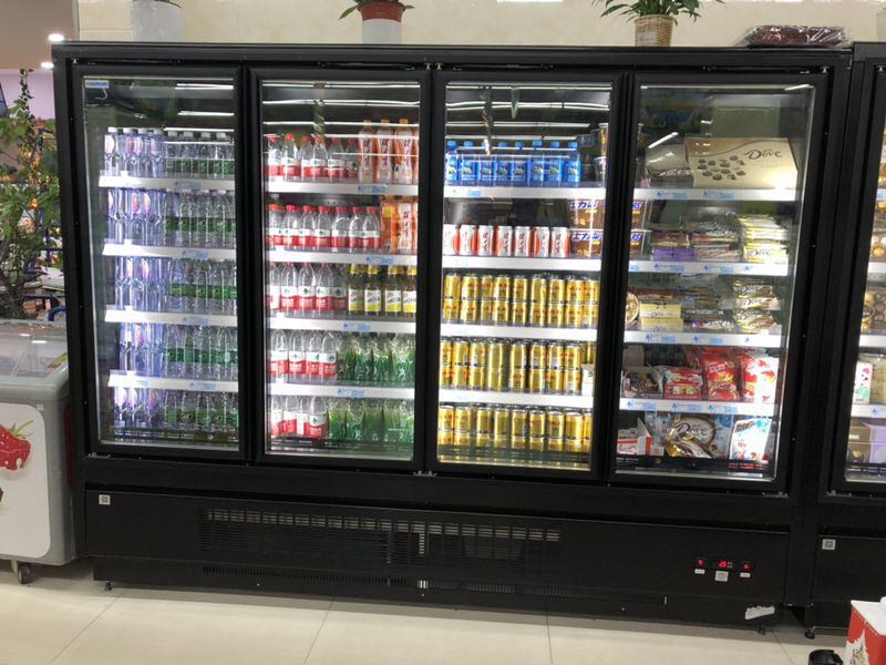 レッドブル冷蔵庫冷凍庫中古商業用ペプシ4ガラスドア