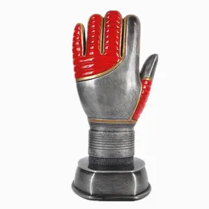 Polyresin Fantasie Keeper Handschoenen Standbeeld Voetbal Trofee Award