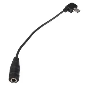 Male Micro USB Jack To 3.5MM Female Socket Audio Cable