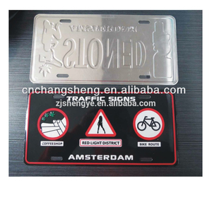 Personalizado registro estándar americano aluminio decorativo Car placa al por mayor - Product Image 3