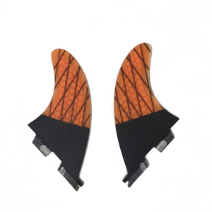 <span class=keywords><strong>FCS</strong></span> II G 5 Planche De Surf Ailettes Orange En Nid D'abeille En Fiber De Verre <span class=keywords><strong>Fin</strong></span> <span class=keywords><strong>FCS</strong></span> <span class=keywords><strong>2</strong></span> Ailettes dans Le Surf - Product Image 5