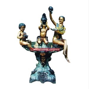 Estatua de Bronce para Decoración de Paisajes Exteriores, Niño Haciendo Pipí en la Piscina, Decoración Pública, Artesanía en Metal, Fuente - Product Image 3