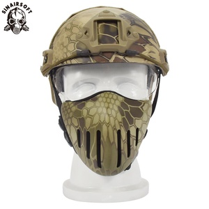 Tactique Face Engins Boucliers <span class=keywords><strong>Airsoft</strong></span> Chasse Camo Fantôme Masque de Combat Paintball Airsoftsports En Plastique - Product Image 2