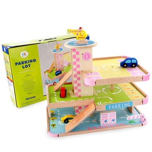 Funny Kids Three-Story Pretend Play Diy <strong>Wooden</strong> Parking <strong>Toys</strong> <strong>Car</strong> Parking <strong>Garage</strong> <strong>Toy</strong> - Product Image 5