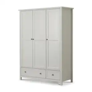 Slaapkamer Meubilair Modern Almirah Kast 3 Deur Combinatie Garderobe Eiken Mdf Hout Kleding Organisatoren