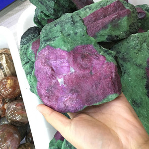 หิน Epidote ทับทิมดิบ,ธรรมชาติหยาบ - Product Image 4
