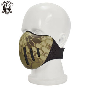 Tactique Face Engins Boucliers <span class=keywords><strong>Airsoft</strong></span> Chasse Camo Fantôme Masque de Combat Paintball Airsoftsports En Plastique - Product Image 4
