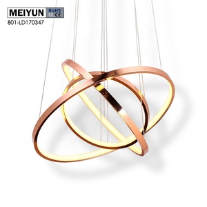Nuevo diseño de anillo de Metal moderno LED lámparas de luz de techo - Product Image 1