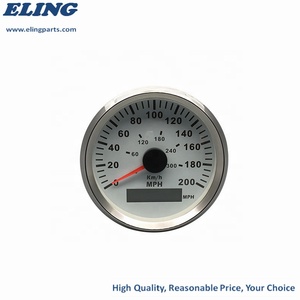 85mm velocímetro GPS 200MPH 300 <span class=keywords><strong>km</strong></span>/h de la motocicleta del coche de la barco - Product Image 3