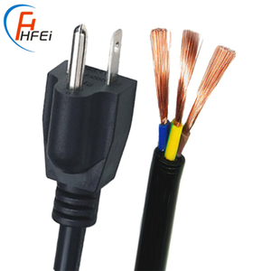 HF 3-prong pin USA Cáp điện AC dây nguồn 3 pin NEMA 5-15p để IEC C13 - Product Image 5