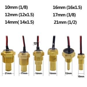12V 24V के लिए यूनिवर्सल डिजिटल पानी का तापमान गेज कार + पानी का तापमान संवेदक सिर प्लग 10MM 12 14 MM 16MM 17MM 21MM - Product Image 5