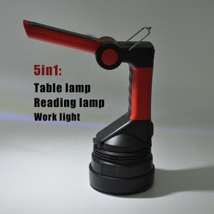 5in1 Portatile di Caccia Faro torcia elettrica Luminosa Eccellente Banca di Potere di uscita USB Solare <span class=keywords><strong>Ricaricabile</strong></span> ha condotto il riflettore tenuto in mano - Product Image 4