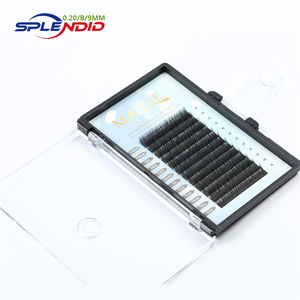 Cada extensión mate coreano PBT pestañas de Fibra de seda extensiones de pestañas - Product Image 4