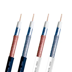 AXD -CCTV coaxial cable with CPR / Shenzhen factory 75 Ohms / CCTV Coaxial Cable RG59 in China