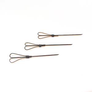 Venta al por mayor 250mm nudo <span class=keywords><strong>pincho</strong></span> <span class=keywords><strong>en</strong></span> forma <span class=keywords><strong>de</strong></span> corazón <span class=keywords><strong>de</strong></span> brocheta <span class=keywords><strong>de</strong></span> Bambú - Product Image 4