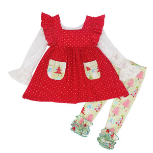 Venta caliente transpirable <span class=keywords><strong>ropa</strong></span> de niño adolescente chica Navidad conjuntos - Product Image 1