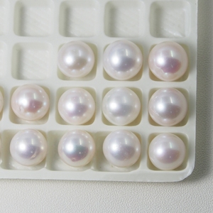 HQ Gems AAA casi redondo ligero corrector calidad 2,5mm 3mm 3,5mm 4mm medio agujero fábrica gran oferta perlas redondas <span class=keywords><strong>de</strong></span> agua dulce - Product Image 3