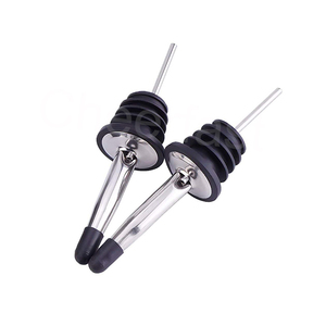 Awesome Fit Into Different Stainless Steel Classic Bottle <strong>Pourers</strong> Stainless Steel Metal Red Wine Bottles Olive <strong>Oil</strong> <strong>Pourer</strong> - Product Image 5