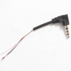 Cable de Audio TRRS de 3.5 mm, 4 Polos, Chapado en Níquel, de 10 cm, Desnudo y Estañado - Product Image 4