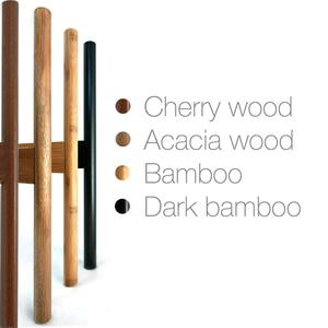 Supporto <span class=keywords><strong>per</strong></span> Piante in Legno di Bambù Stile Metà Secolo, Regolabile <span class=keywords><strong>per</strong></span> <span class=keywords><strong>Interni</strong></span>, <span class=keywords><strong>per</strong></span> Vasi e Fioriere, in Noce Nero e Bambù Scuro - Product Image 2