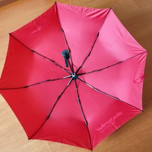 Personnalisé à Trois parapluie pliant avec logo personnalisé parapluies d'impression
