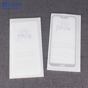 Para HW P20 Lite Protector de pantalla 5D 9H vidrio templado con mica completo Alta resistencia a los cristales de vidrio trans - Product Image 1