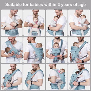 Doux allo <span class=keywords><strong>ergo</strong></span> respirant coton adulte bébé voyage système wrap transporteur avec siège - Product Image 5