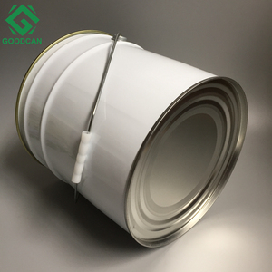 Fer-blanc en métal <span class=keywords><strong>peinture</strong></span> seau <span class=keywords><strong>15</strong></span> litre hauteur 290mm avec couvercle - Product Image 2
