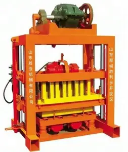 Üretim satış qtj4-40 yarı otomatik fiyat beton blok makinesi kanada küçük sanayi için