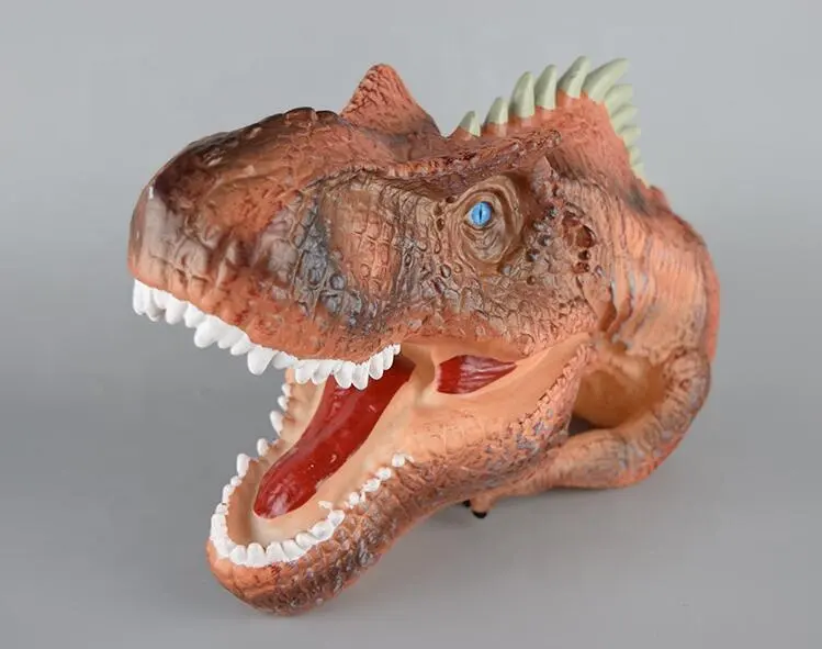Hohe qualität handpuppe 3D dinosaurier handpuppe