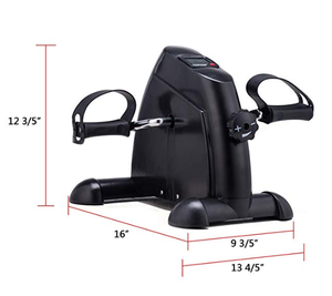 Pinty Pedal ejercitador dos pedales Mini bicicleta portátil en <span class=keywords><strong>el</strong></span> escritorio Mini ciclo bici las piernas y brazos - Product Image 1
