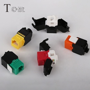 คุณภาพสูง<span class=keywords><strong>RJ45</strong></span> <span class=keywords><strong>CAT6</strong></span>/Cat6A UTPไม่มีแจ็คKeystone,ไม่มีUTP Cat6A Keystoneแจ็ค - Product Image 2