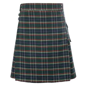 SL000118 erkekler şık İskoçya İskoç ulusal Tartan iş amaçlı Kilt etek