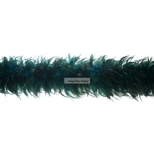 directamente alta calidad abastecido 4-6 pulgadas 2 yardas rojo silla boas para <span class=keywords><strong>la</strong></span> decoración del partido, barato pluma - Product Image 4