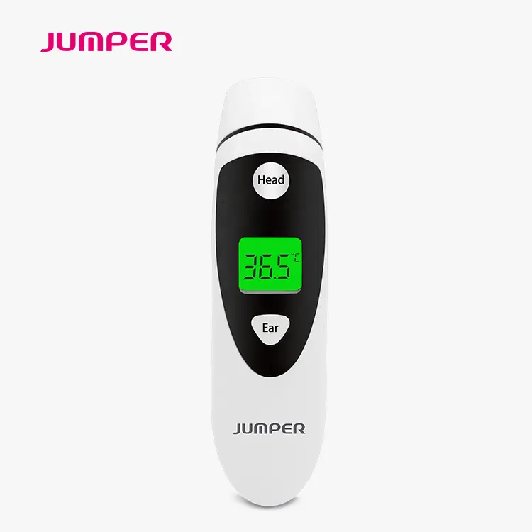Jumper JPD-FR401 Bán hàng nóng HOMECARE LCD hồng ngoại kỹ thuật số tai và trán Nhiệt kế