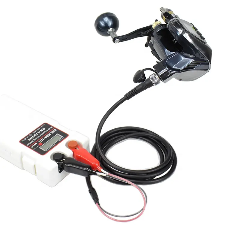 electric fishing reel power cord 2 PIN electric fishing reel battery cable for Daiwa Shimano