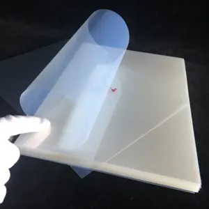 100 micron 13 19 inch Waterproof Inkjet Transparency Inkjet PET Film for Silk Screen Printing Milky White