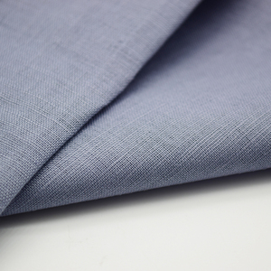 Skygen peigné slod couleur doux plaine teints 55% lin 45% coton tissu pour pour robe chemises - Product Image 4