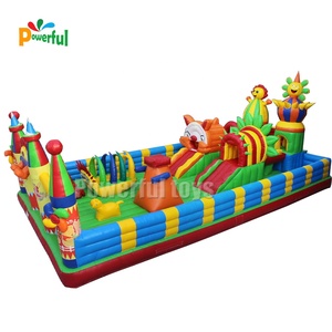 Công Viên Theo Chủ Đề Inflatable Fun City Jumping Giant Sân Chơi Trong Nhà <span class=keywords><strong>Soft</strong></span> Air Slide Combo - Product Image 3