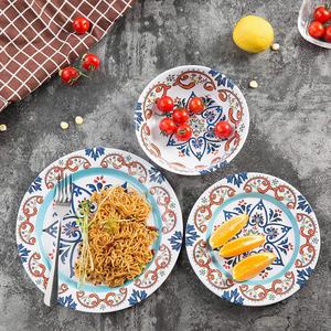 personalizado para el hogar de plástico de vajilla de lujo servicio de cena de OEM de melamina de arte vivo de la cena - Product Image 2