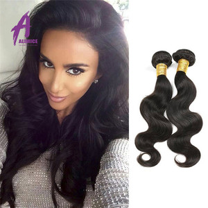 100% por ciento original prima pelo virginal brasileño 7A grado, templo Remy cabello humano con pelo - Product Image 1