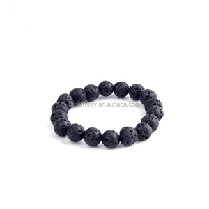 Hommes Perles Bracelet <span class=keywords><strong>Chakra</strong></span> Pierre De Lave Pierre Perles Bracelet Bijoux - Product Image 4
