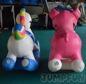 <span class=keywords><strong>เด็ก</strong></span>นั่งของเล่น Inflatable โยกสัตว์ unicorn Inflatable hobbyhorse - Product Image 6