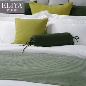 Sham balfour hotel de cama sábanas de lino 100% <span class=keywords><strong>en</strong></span> ropa de cama de hotel blanco b tejido de algodón manta de cama de hotel - Product Image 6
