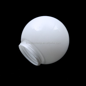 Commercio all'ingrosso 150mm Bianco Latte Opale Shin Globo di <span class=keywords><strong>Vetro</strong></span> di Copertura Della Lampada Della Luce Ombra - Product Image 2