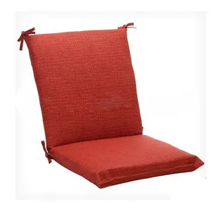 Cojín para Asiento de Banco de Comedor, Impermeable, Rojo, Jacquard, Resistente a los Rayos UV y al Fuego, 100% Poliéster, Desmontable y Lavable - Product Image 3