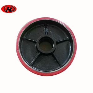 <span class=keywords><strong>Transpalette</strong></span> électrique <span class=keywords><strong>Roue</strong></span> de charge en PU 80x60MM Roues de chariot élévateur électrique - Product Image 6