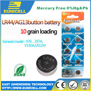 แบตเตอรี่อัลคาไลน์ยูนิเซลล์ LR44 <span class=keywords><strong>AG13</strong></span> <span class=keywords><strong>1</strong></span>.<span class=keywords><strong>5V</strong></span> แบตเตอรี่แบบกระดุมสำหรับนาฬิกา A76 แบตเตอรี่ LR44 - Product Image 5